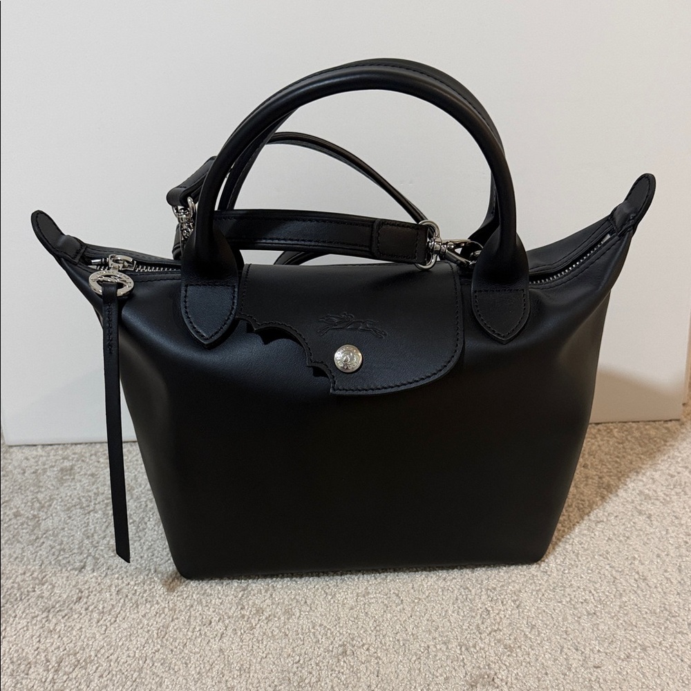 Longchamp x Mr. Bags Mouse Leather Crossbody Bag